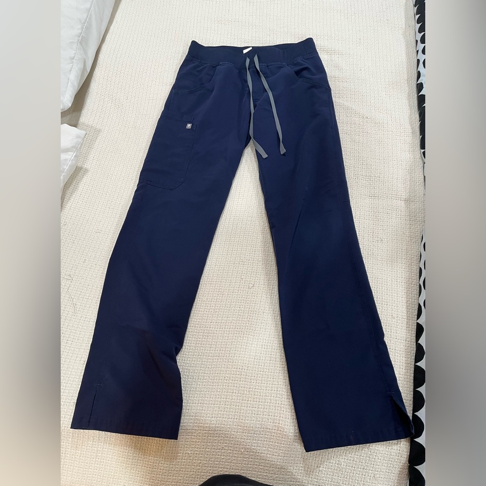 Figs Straight Leg Navy Blue XS Scrub Pants